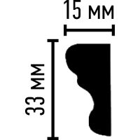 Товар: Молдинг Decomaster 97124 2400x33x15 мм - фото 3 Молдинг Decomaster 97124 2400x33x15 мм — фото 3, Молдинги