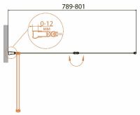 Товар: Шторка на ванну Cezares Relax 80 R RELAX-V-2-80/140-P-Bi-R профиль Серый стекло рифленое - фото 4 Шторка на ванну Cezares Relax 80 R RELAX-V-2-80/140-P-Bi-R профиль Серый стекло рифленое — фото 4, Неподвижные шторки для ванной