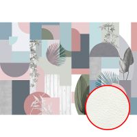 Фреска Ortograf Forma 32639 Фактура флок FLK Флизелин (4*2,7) Разноцветный, Геометрия/Абстракция — фото 1, Фрески