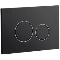 Клавиша смыва Royce Pro RCT-110512BL Черная матовая — фото 1, Комплектующие для душевого оборудования