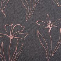 Обои Andrea Rossi Cheradi 54390-6 Винил на флизелине (1,06*10,05) Серый/Черный/Бронзовый, Цветы — фото 2, Обои для стен