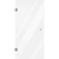 Шторка на ванну STWORKI Ольборг 70 профиль Хром глянцевый стекло прозрачное — фото 4, Шторки для ванной распашные