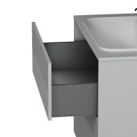 Товар: Тумба под раковину AM.PM Func 80 M8FFUX0802WM подвесная Белая матовая - фото 5 Тумба под раковину AM.PM Func 80 M8FFUX0802WM подвесная Белая матовая — фото 5, Мебель для ванной