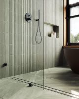 Товар: Душевая перегородка Maybah Glass MGD-259-6 790x1950 коннектор стена-стекло Черный стекло прозрачное - фото 6 Душевая перегородка Maybah Glass MGD-259-6 790x1950 коннектор стена-стекло Черный стекло прозрачное — фото 6, Душевые перегородки