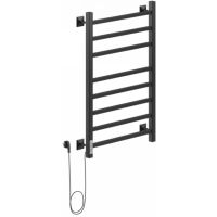 Электрический полотенцесушитель Ника Step-2 80/40 Черный матовый — фото 1, Электрические полотенцесушители