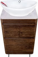 Тумба под раковину Style Line Атлантика Люкс Plus 60 СС-00002207 Старое дерево — фото 10, Тумбы под раковину