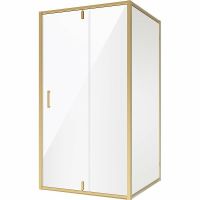 Душевой уголок Niagara Nova 110х90 NG-43-11AG-A90G профиль Холодное золото стекло прозрачное — фото 1, Душевые уголки