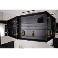 Зеркальный шкаф Orans BC-4023-800 402380З с подсветкой Матовый графитовый — фото 2, Зеркальные шкафы в ванную