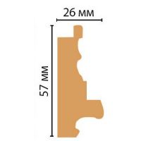 Багет Decomaster 556-2 2900x57x26 мм — фото 2, Багеты