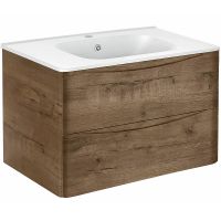 Тумба под раковину Vincea Paola 80 VMC-2P800VO подвесная V.Oak — фото 1, Тумбы под раковину