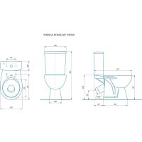 Товар: Унитаз компакт Rosa Стиль 4630055558391 Белый с бачком и сиденьем Микролифт - фото 4 Унитаз компакт Rosa Стиль 4630055558391 Белый с бачком и сиденьем Микролифт — фото 4, Напольные унитазы