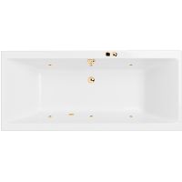 Акриловая ванна Excellent Pryzmat 180x80 WAEX.PRY18.SOFT.GL с гидромассажем — фото 1, Ванны