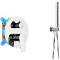 Товар: Душевая система Aquatek Бетта AQ1172CR Хром - фото 2 Душевая система Aquatek Бетта AQ1172CR Хром — фото 2, Встраиваемые душевые комплекты