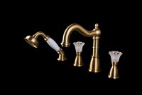 Смеситель на борт ванны Boheme Camelia 391 Бронза — фото 2, Смесители