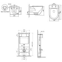 Товар: Комплект унитаза с инсталляцией SantiLine SL-5025+SL-01 с сиденьем Микролифт и клавишей смыва Хром - фото 8 Комплект унитаза с инсталляцией SantiLine SL-5025+SL-01 с сиденьем Микролифт и клавишей смыва Хром — фото 8, Унитазы