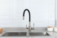 Смеситель для кухни Frap H69 F4396-5 Сатин Черный — фото 3, Смесители для кухни