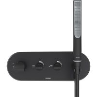 Смеситель для душа Bossini Apice Z00523.073 с термостатом Черный матовый — фото 1, Смеситель для душа