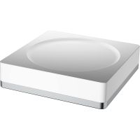 Мыльница Boheme 10960-W-CR Белая Хром — фото 1, Мыльницы