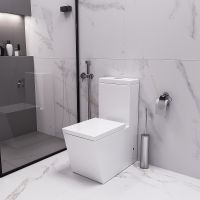 Унитаз моноблок Grossman Cristal GR-4493 с бачком и сиденьем Микролифт — фото 8, Унитазы