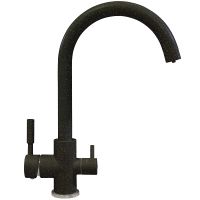 Смеситель для кухни Polygran Элара Дуо №16 627666 Черный — фото 1, Смесители для кухни