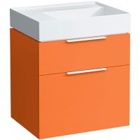 Тумба под раковину Laufen Kartell 60 4.0756.2.033.635.1 подвесная Оранжевая глянцевая — фото 1, Мебель для ванной