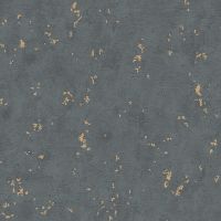 Обои Grandeco Avrora A69705 Винил на флизелине (1,06*10,05) Серый/Золото, Штукатурка — фото 1, Обои для стен