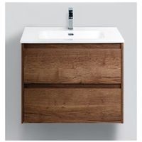 Тумба под раковину BelBagno Kraft 60 KRAFT-600-2C-SO-RT подвесная Rovere Tabacco — фото 3, Тумбы под раковину