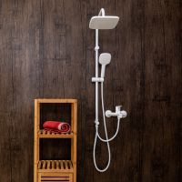 Душевая система Orange Aristo M19-944w Белая — фото 12, Душевые стойки