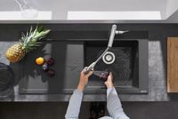 Смеситель для кухни Hansgrohe Metris M71 73800000 Хром — фото 6, Смесители для кухни