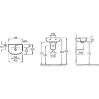 Раковина Jacob Delafon Odeon Up 45 E4760-00 Белая — фото 5, Раковины подвесные
