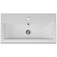 Товар: Раковина AM.PM Gem 76 M90WCC0752WG Белая - фото 1 Раковина AM.PM Gem 76 M90WCC0752WG Белая — фото 1, Раковины встраиваемые сверху