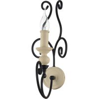 Настенный светильник Maytoni House Karina H631-WL-01-B Черный Белый — фото 1, Светильники