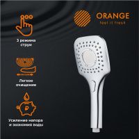 Товар: Душевой гарнитур Orange O-Shower OS073 Хром - фото 6 Душевой гарнитур Orange O-Shower OS073 Хром — фото 6, Душевые гарнитуры