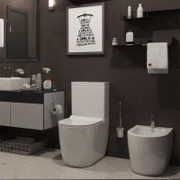 Унитаз компакт Timo Kulo TK-401 с бачком и сиденьем Микролифт — фото 4, Напольные унитазы