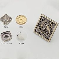 Товар: Душевой трап Gappo G81002-4 с решеткой Бронза - фото 10 Душевой трап Gappo G81002-4 с решеткой Бронза — фото 10, Трапы для душа