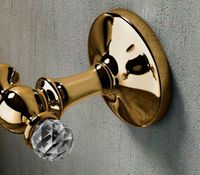 Двойной крючок Art&Max Antic Crystal AM-E-2686SJ-Do Золото — фото 3, Крючки для полотенец