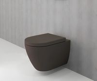 Товар: Унитаз Bocchi Venezia 1295-025-0129 подвесной Кофейный матовый без сиденья - фото 2 Унитаз Bocchi Venezia 1295-025-0129 подвесной Кофейный матовый без сиденья — фото 2, Унитазы