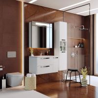 Товар: Шкаф пенал Roca Lago 35 857297806 подвесной Белый глянец - фото 4 Шкаф пенал Roca Lago 35 857297806 подвесной Белый глянец — фото 4, Мебель для ванной