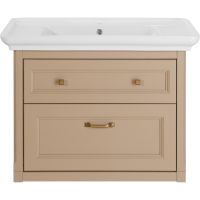 Товар: Комплект мебели для ванной ASB-Woodline Толедо 85 Капучино - фото 4 Комплект мебели для ванной ASB-Woodline Толедо 85 Капучино — фото 4, Мебель для ванной