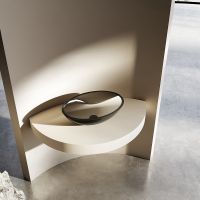 Раковина-чаша Abber Kristall 50 AT2802Onyx Черная — фото 3, Раковины накладные