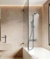 Товар: Душевая система Bossini Elios L10402.1.030 с термостатом Хром - фото 2 Душевая система Bossini Elios L10402.1.030 с термостатом Хром — фото 2, Душевые стойки