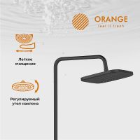 Товар: Душевая система Orange T02S4-912b Черный - фото 7 Душевая система Orange T02S4-912b Черный — фото 7, Душевое оборудование. Душевая программа