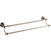 Полотенцедержатель Sapho Diamond 1318-11 Бронза — фото 1, Полотенцедержатели