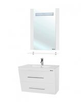 Зеркало Bellezza Берта 90 4610715050014 с подсветкой Белое — фото 3, Зеркала в ванную комнату