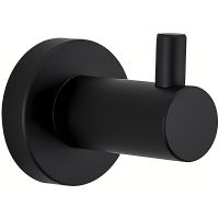 Крючок Frap F302 F30205 Черный матовый — фото 1, Крючки для полотенец