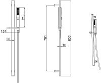 Товар: Душевой гарнитур Allen Brau Infinity 5.21013-31 Черный матовый - фото 8 Душевой гарнитур Allen Brau Infinity 5.21013-31 Черный матовый — фото 8, Душевые гарнитуры