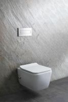 Унитаз биде Allen Brau Liberty 2 4.33009.20 подвесной Белый без сиденья — фото 24, Подвесные унитазы