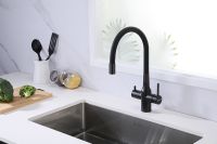 Смеситель для кухни Paulmark Salix Sa213419-418 Черный металлик — фото 2, Смесители