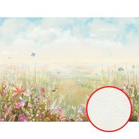 Фреска Ortograf Aurora 34100 Фактура флок FLK Флизелин (4*3) Разноцветный, Пейзаж/Цветы — фото 1, Фрески