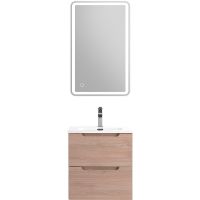 Тумба под раковину BelBagno Etna 50 ETNA-500-2C-SO-RG подвесная Rovere Grigio — фото 9, Тумбы под раковину